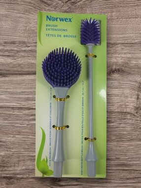 Norwex Bottle Brush Extensions Set NEW Dishwashing Kitchen